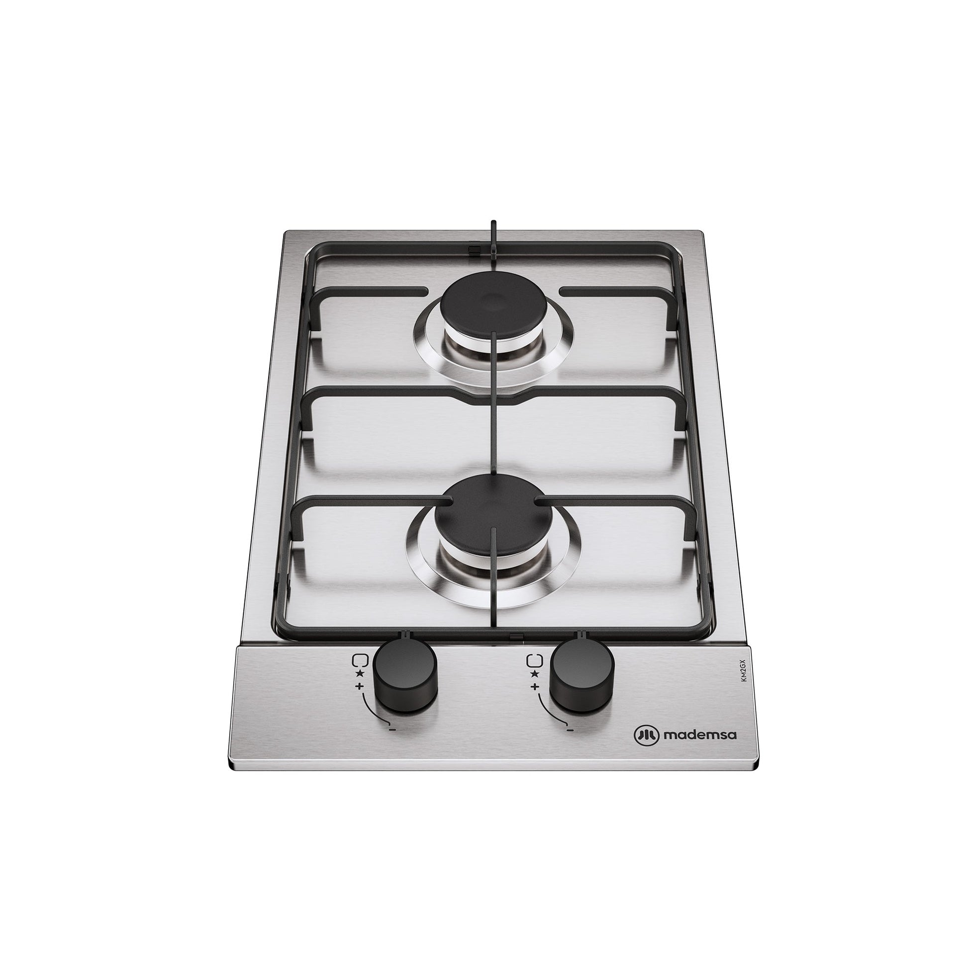 Encimera a Gas 2 Platos Parrilla Pletina KM2GX Mademsa-Encimeras a Gas