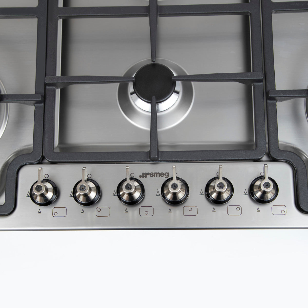 Encimera a Gas Clasica PGF96 6 Quemadores 90 cm Smeg - Caja Dañada-Encimeras a Gas