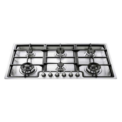 Encimera a Gas Clasica PGF96 6 Quemadores 90 cm Smeg - Caja Dañada-Encimeras a Gas