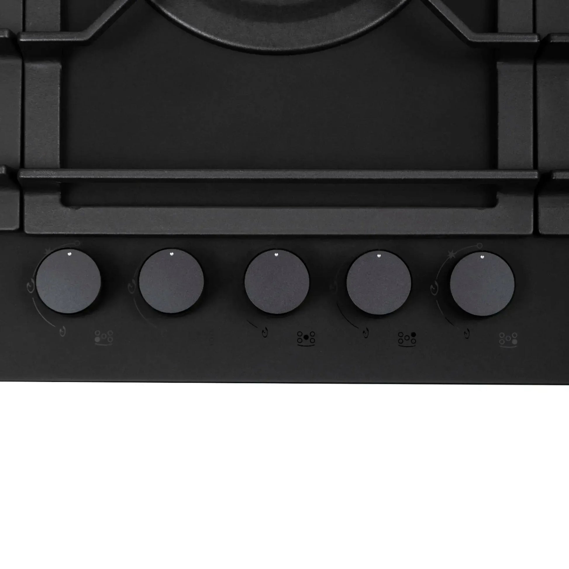 Encimera a Gas Signature Black Matt 5 Quemadores 90 cm FDV Deluxe-Encimeras a Gas