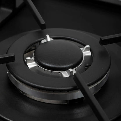 Encimera a Gas Signature Black Matt 5 Quemadores 90 cm FDV Deluxe-Encimeras a Gas