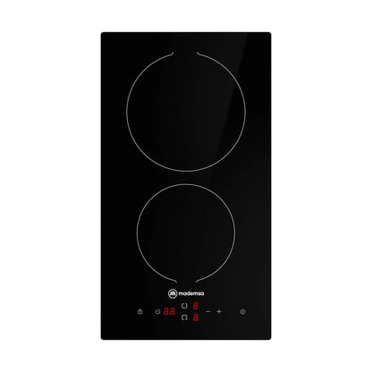 Encimera Eléctrica 2 Platos Mademsa Vitrocerámica VM2TR Mademsa-Encimeras Vitroceramicas