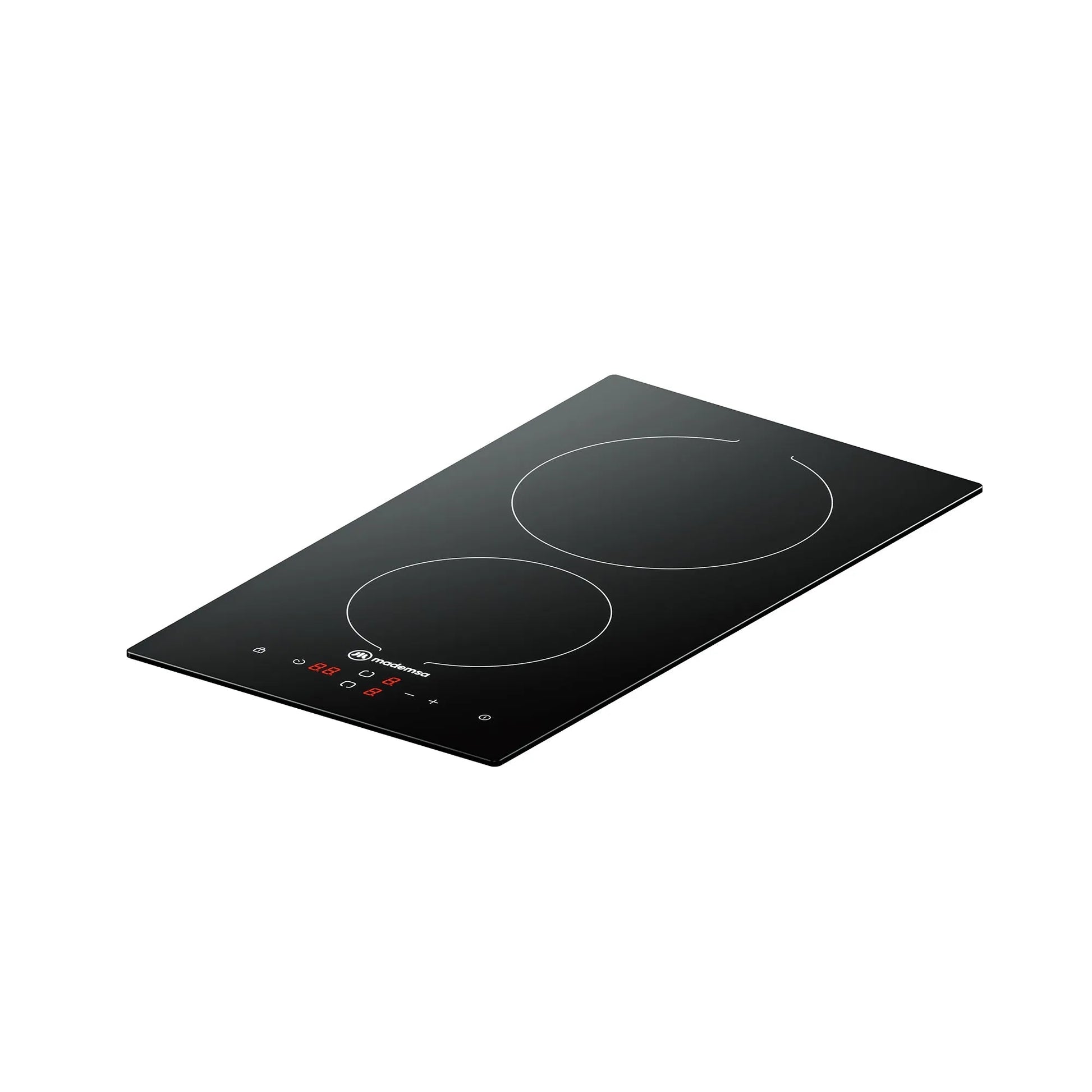 Encimera Eléctrica 2 Platos Mademsa Vitrocerámica VM2TR Mademsa-Encimeras Vitroceramicas