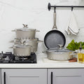 Encimera FDV Crystal 4G 60 BUT 2.0 + Batería Simple Cook Mont Blanc 9 pzs-Kits de Cocción