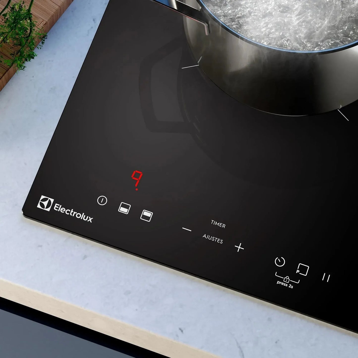 Encimera Inducción 2 Platos Eléctrica Efficient IE2TP Electrolux-Encimeras de Inducción