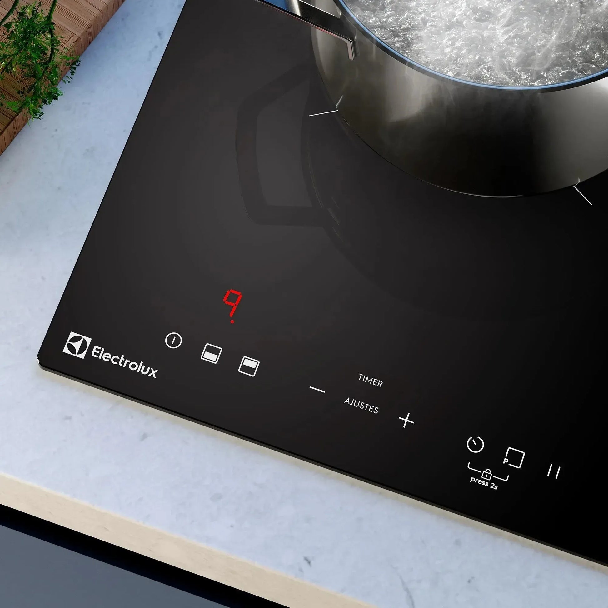 Encimera Inducción 2 Platos Eléctrica Efficient IE2TP Electrolux-Encimeras de Inducción