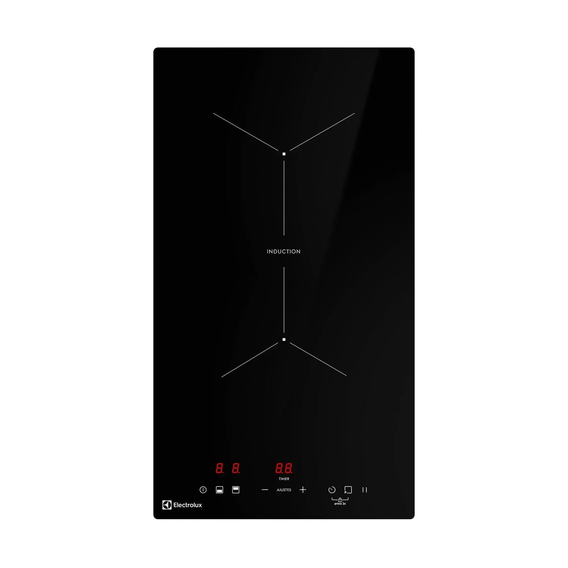 Encimera Inducción 2 Platos Eléctrica Efficient IE2TP Electrolux-Encimeras de Inducción