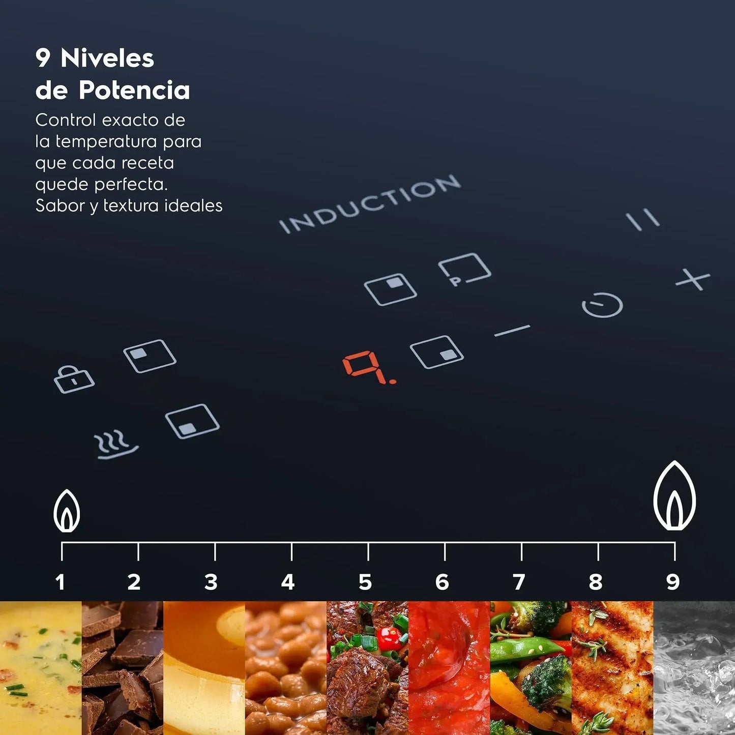 Encimera Inducción 4 Platos Eléctrica Efficient IE4TW Electrolux-Encimeras de Inducción