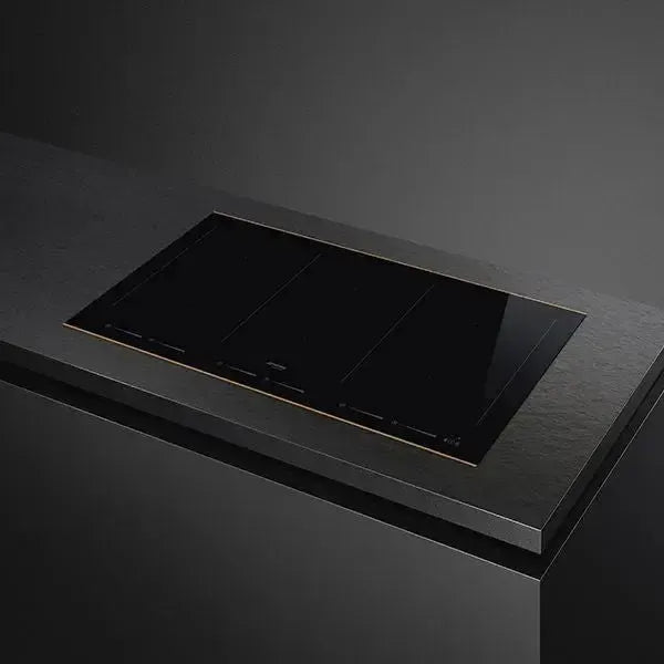 Encimera Negra  Inducción Smeg 90 Cm  