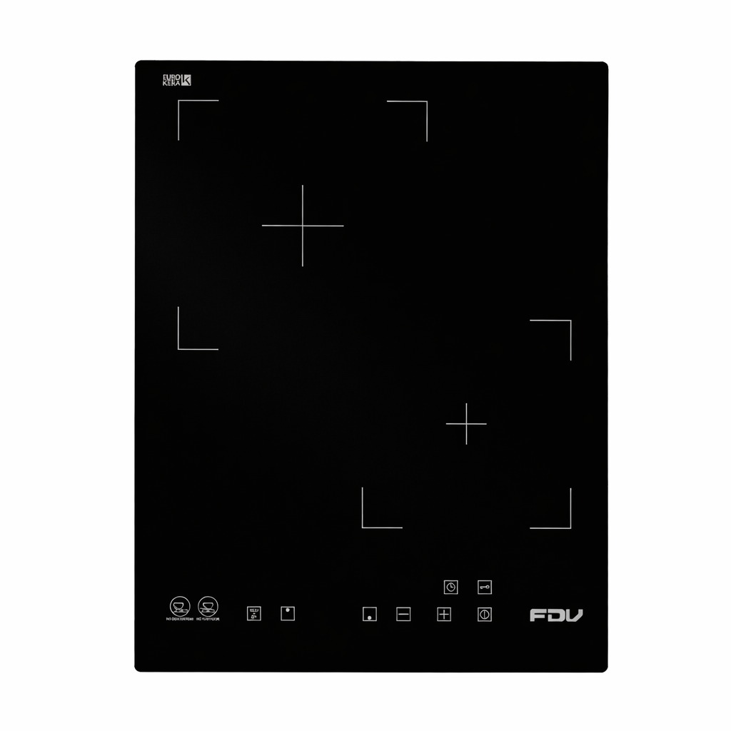 Encimera Vitrocerámica 2 Black 2 Quemadores 35 cm FDV - Caja Dañada-Encimeras Vitroceramicas