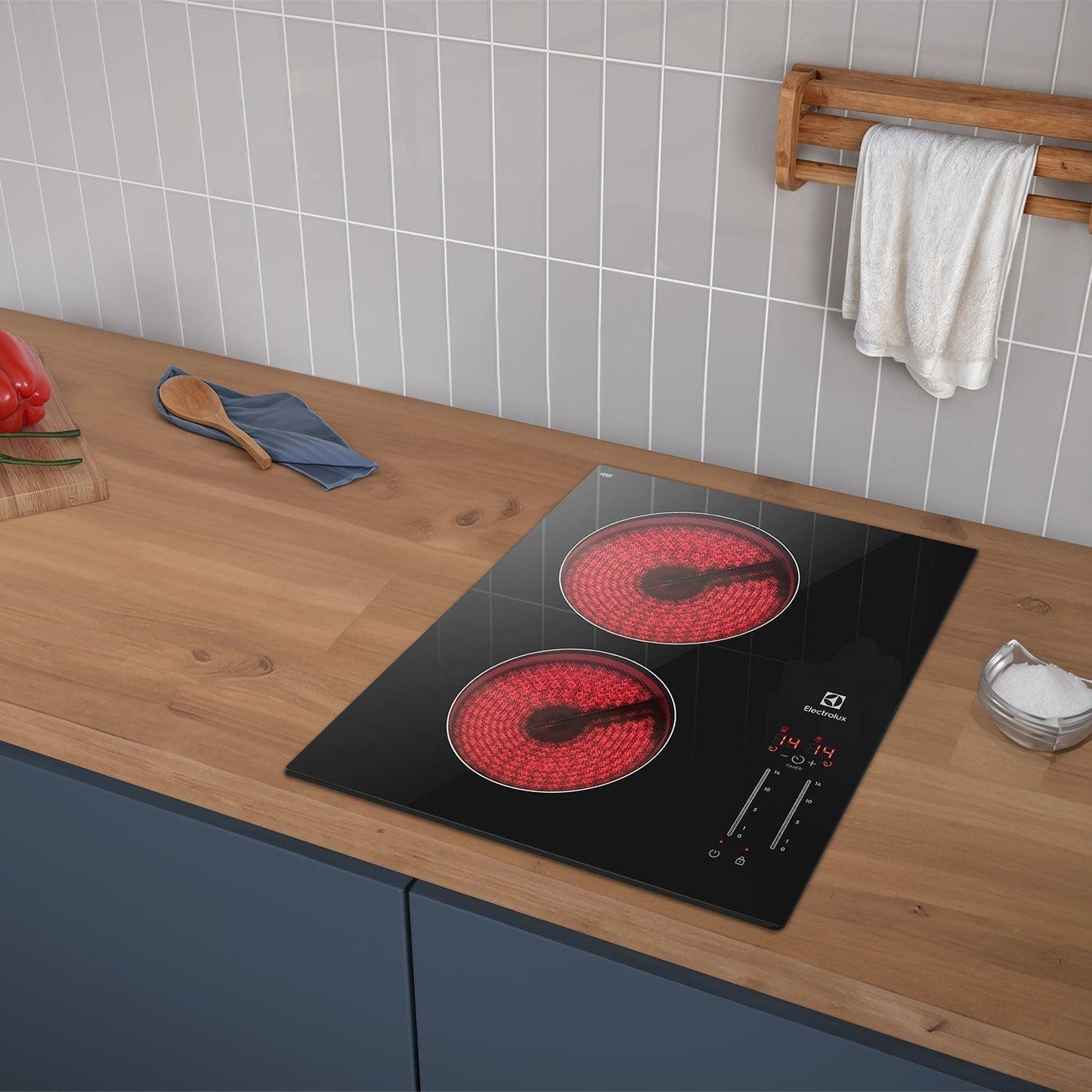 Encimera Vitrocerámica 2 Platos VE3ST Electrolux1#Negro