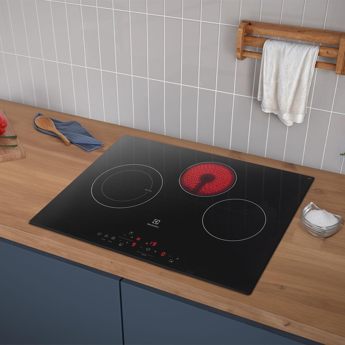 Encimera Vitrocerámica 3 Platos VE6DT Electrolux1#Negro
