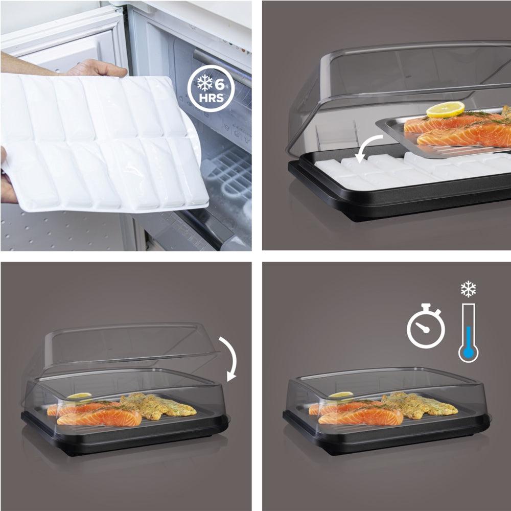 Enfriador de Alimentos con Tapa Vacuvin8#Sin color