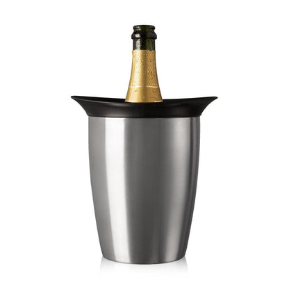Enfriador de Champagne Elegant Acero Inoxidable Vacuvin2#Gris