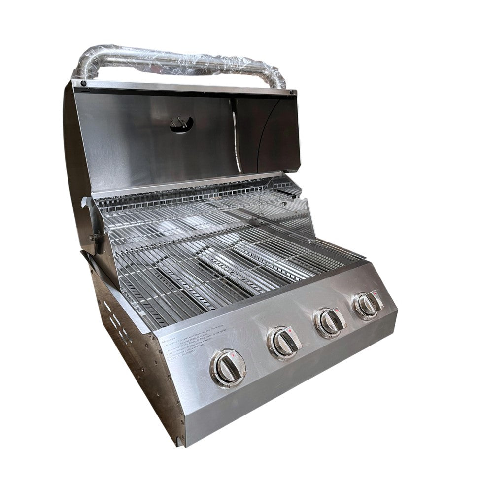 Parrilla Gas Empotrada 4 Quemadores KG-P71122-N Kinggrill2#Plata