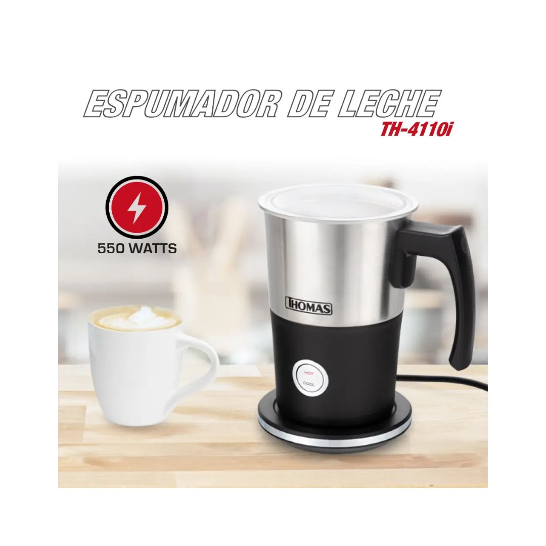 Espumador de Leche 4 en 1 TH-4110i Thomas5#Negro
