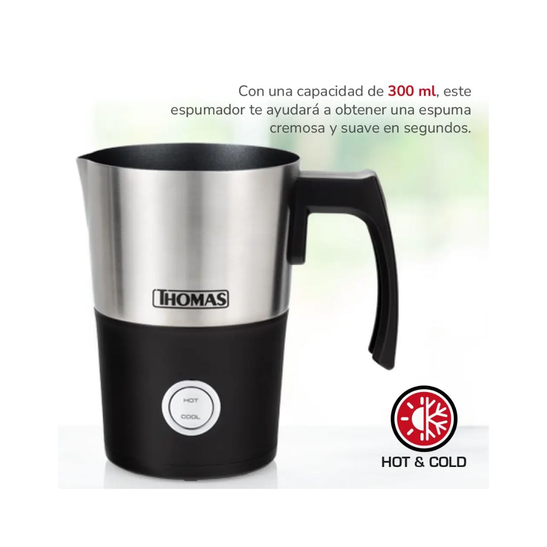 Espumador de Leche 4 en 1 TH-4110i Thomas7#Negro