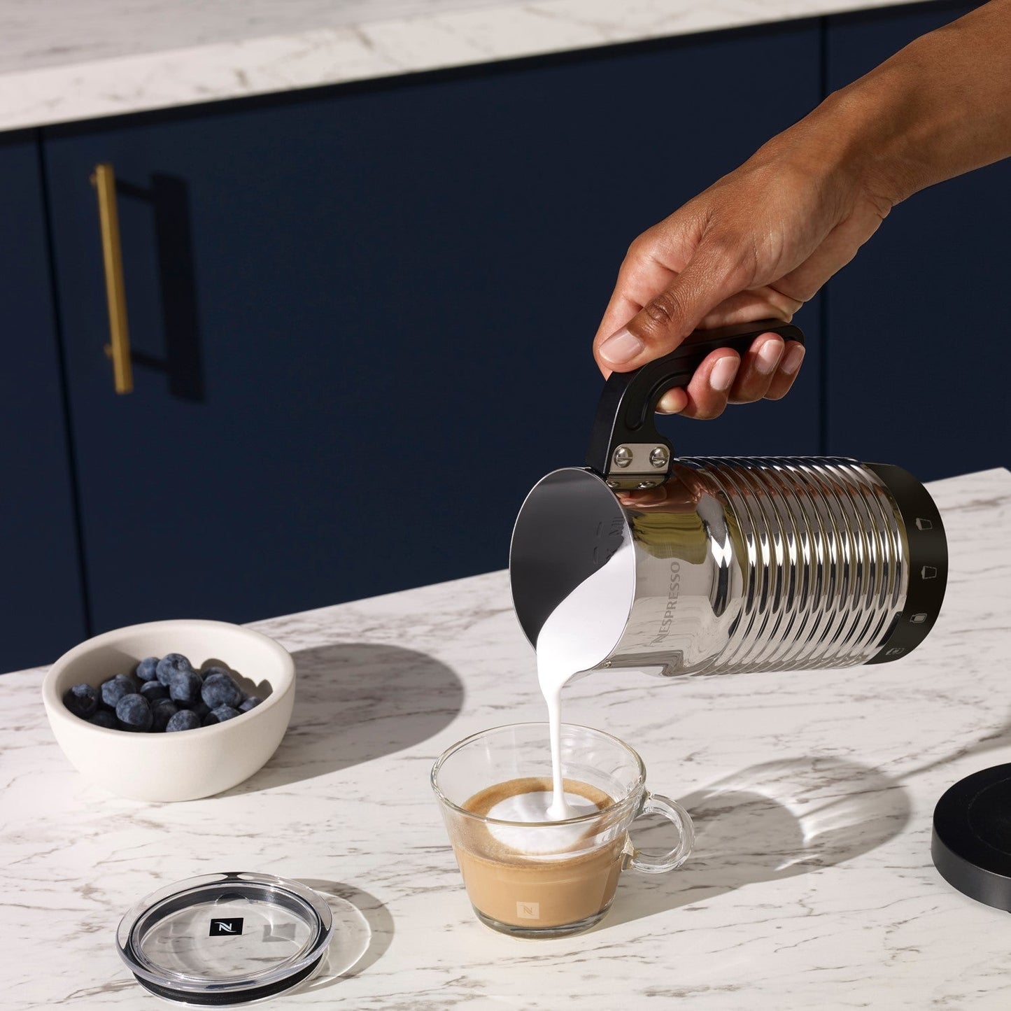 Espumador De Leche Aeroccino 4 Nespresso3#Plateado