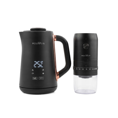 Espumador de Leche Mouvair + Molinillo de Café Eléctrico-Accesorios para Café