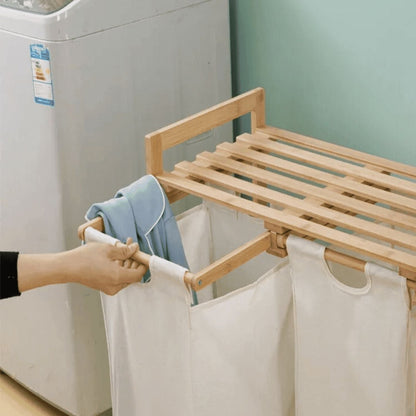 Estante De Bambú Para Ropa Santú Home & Deco3#Gris