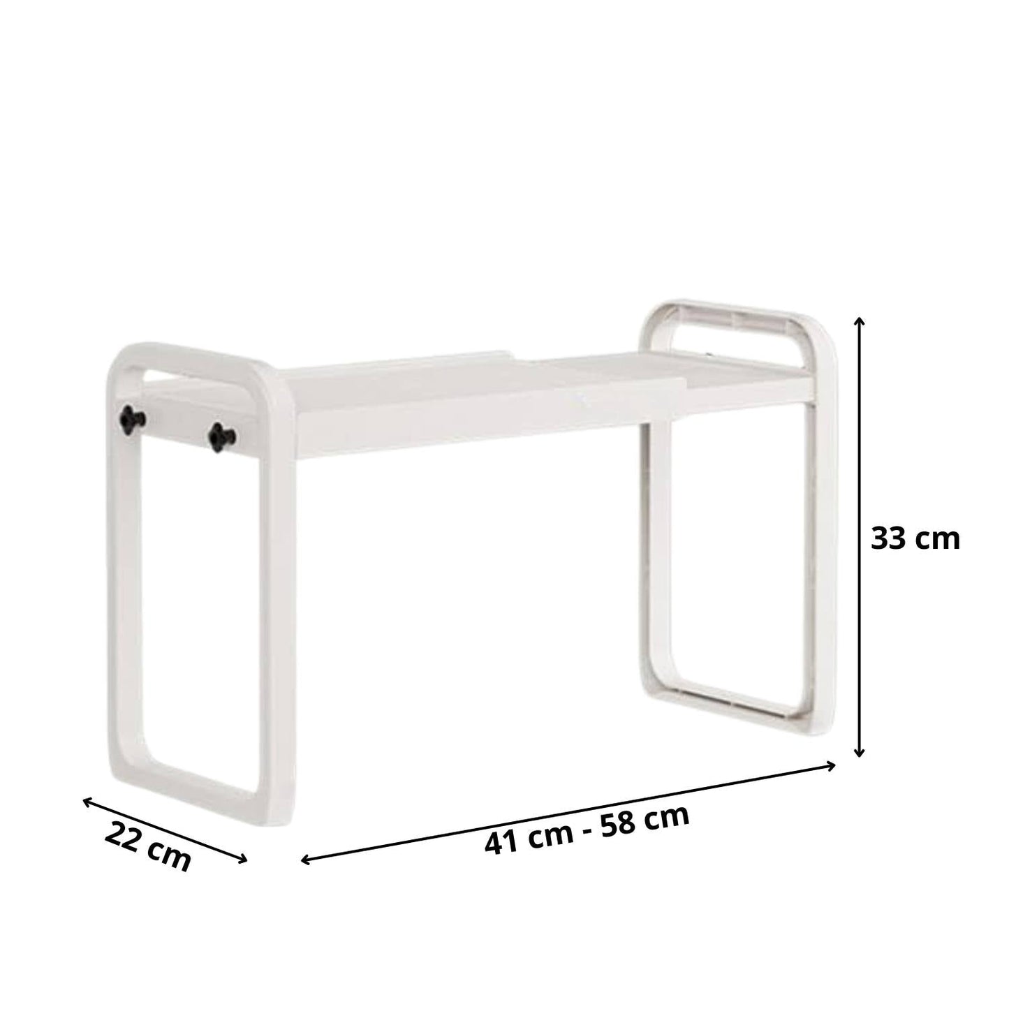 Estante Expandible de 1 Nivel Santú Home & Deco4#Blanco