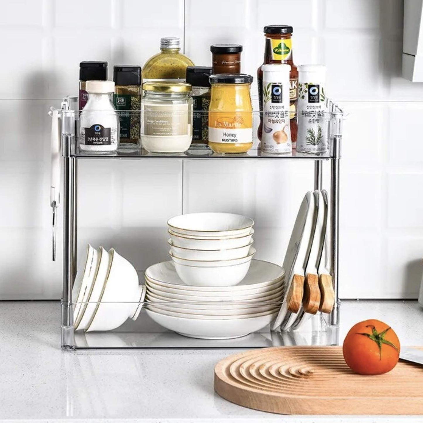 Estante Organizador de 2 Pisos Santú Home & Deco1#Sin color