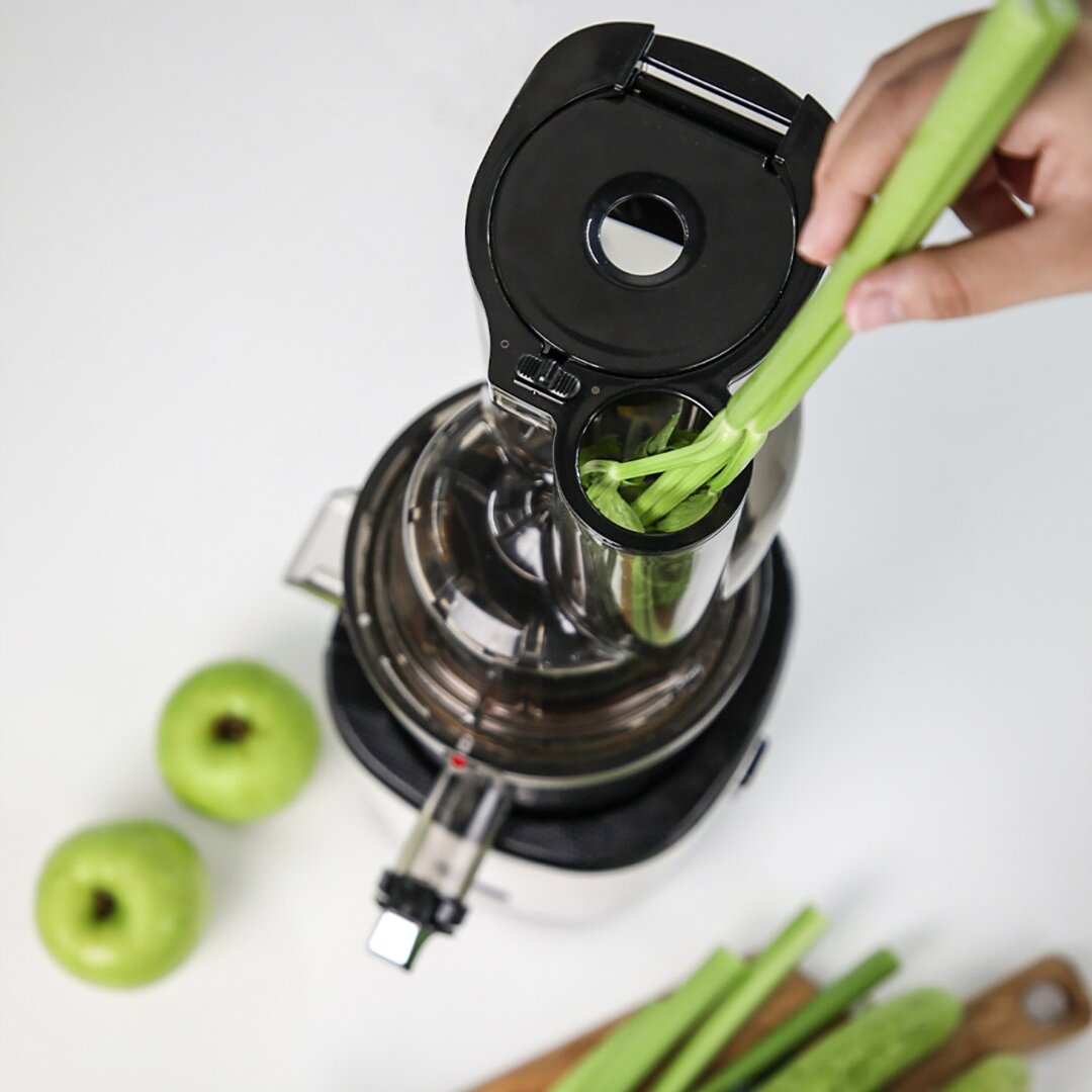 Extractor De Jugo De Frutas Y Verduras Prensado En Frío REVO830  Kuvings9#Acero