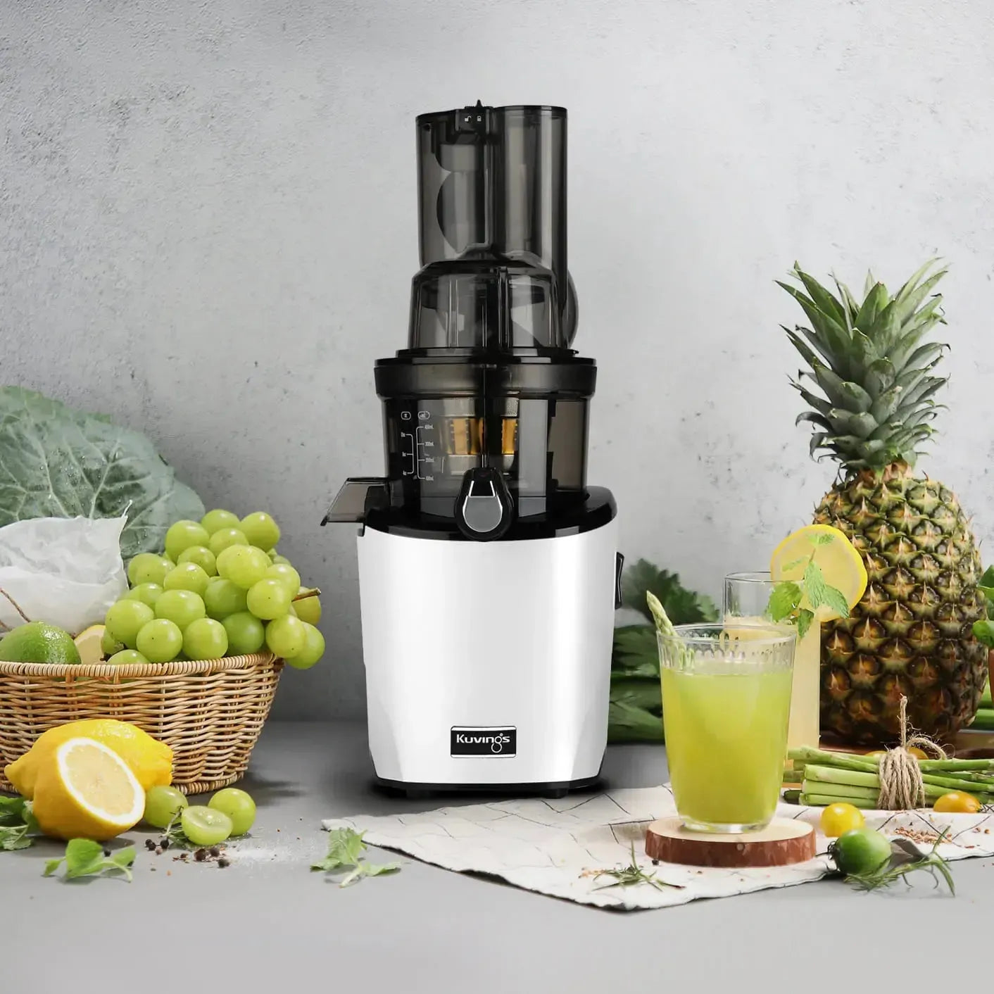 Extractor de Jugos Prensado en Frío3#Blanco