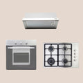 Kit Horno Elegance III 52 Lts + Campana Urban 60cm + Encimera Design 4T Natural FDV