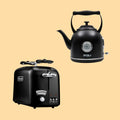 Kit Black Hervidor Iconic FDV + Tostador Argento De Longhi