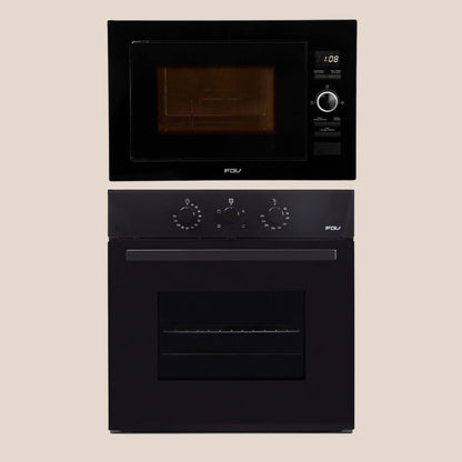 Kit Microondas + Horno Design Black FDV