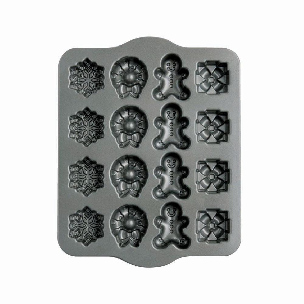 Molde Holiday Teacakes Cakelet Pan Nordic Ware - SKU 16822