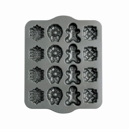 Molde Holiday Teacakes Cakelet Pan Nordic Ware - SKU 16822