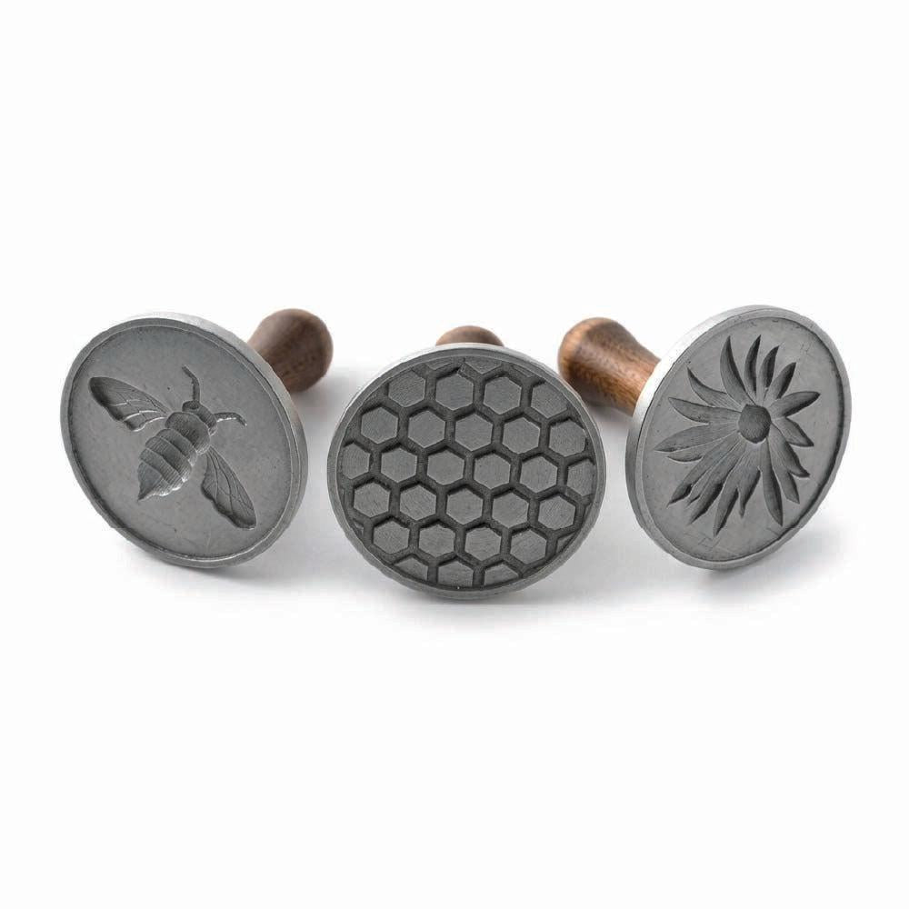 Set 3 Sellos para Galletas Honey Bee Cookie Stamps Nordic Ware - SKU 16771