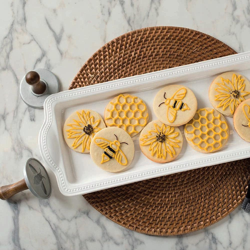 Set 3 Sellos para Galletas Honey Bee Cookie Stamps Nordic Ware - SKU 16771
