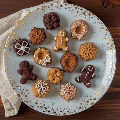 Molde Holiday Teacakes Cakelet Pan Nordic Ware - SKU 16822