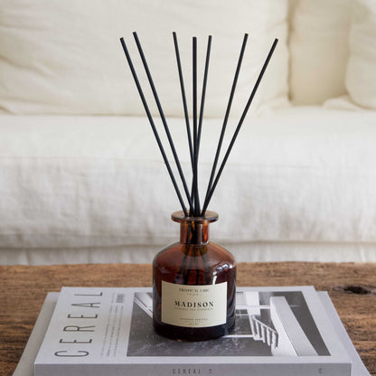 Difusor Varitas Black Cedar 150 Ml Madison2#Café