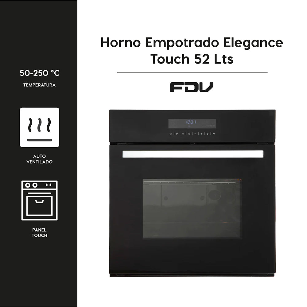 Horno eléctrico digital Elegance Touch FDV