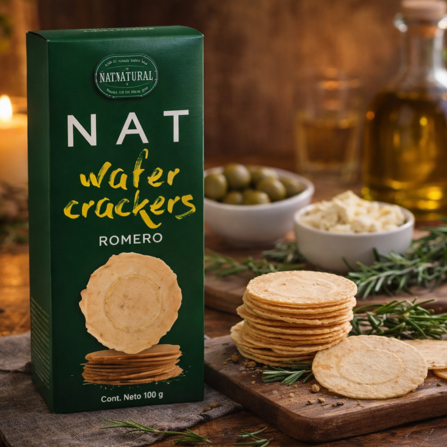 Galletas Wafer Cracker Romero 100grs Nat