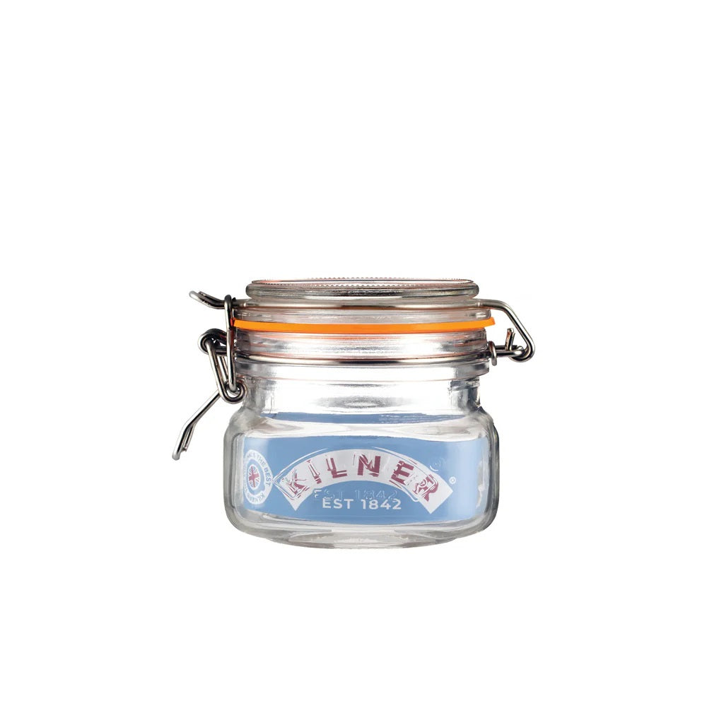 Set 2 Frascos Cuadrado Cierre Clip 0.25 Lt Kilner3#Transparente