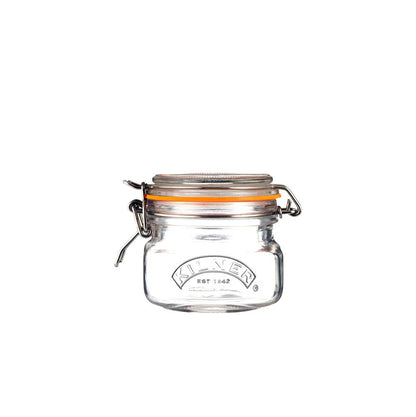 Set 2 Frascos Cuadrado Cierre Clip 0.25 Lt Kilner4#Transparente