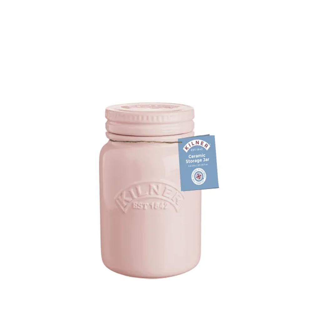 Frasco Push Top Cerámica 0.6 Lt Kilner5#Rosado