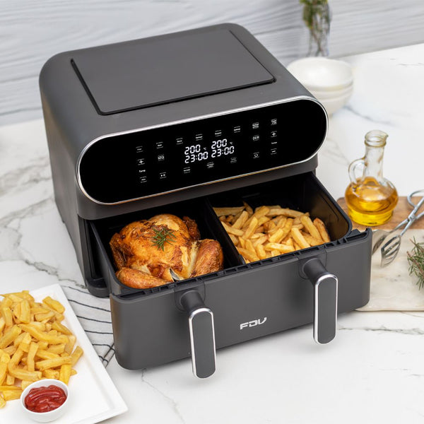 Freidora Air Max Duo 11 Lts FDV-Kitchen Center