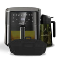Freidora Clear Fry 6L + Rociador de Aceite + Molde de Silicona Mouvair2#Negro
