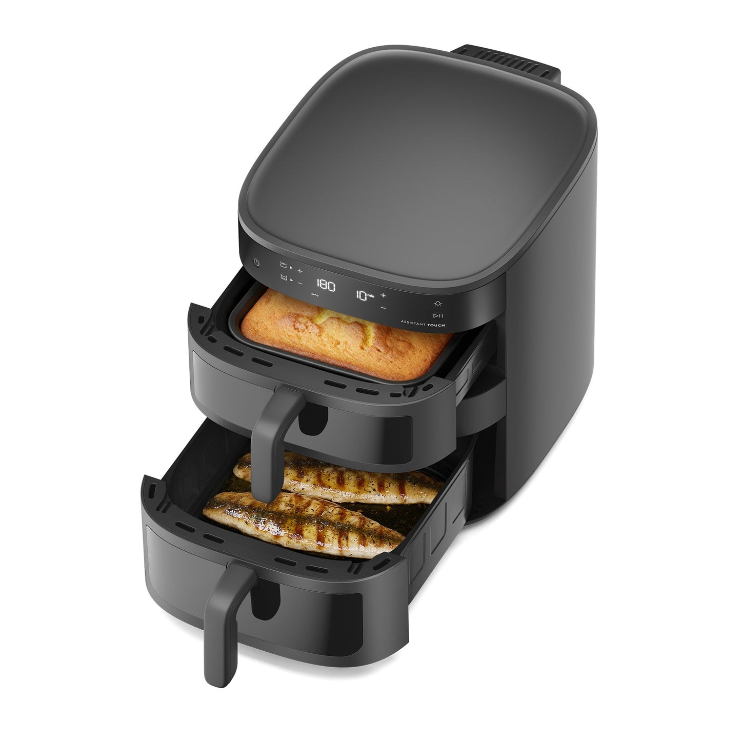 Freidora de Aire 11L Digital Dual Doble Cesta 2500W EAF190 Electrolux-Freidoras de Aire