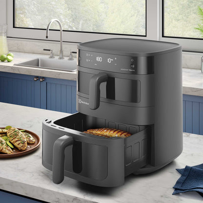 Freidora de Aire 11L Digital Dual Doble Cesta 2500W EAF190 Electrolux-Freidoras de Aire