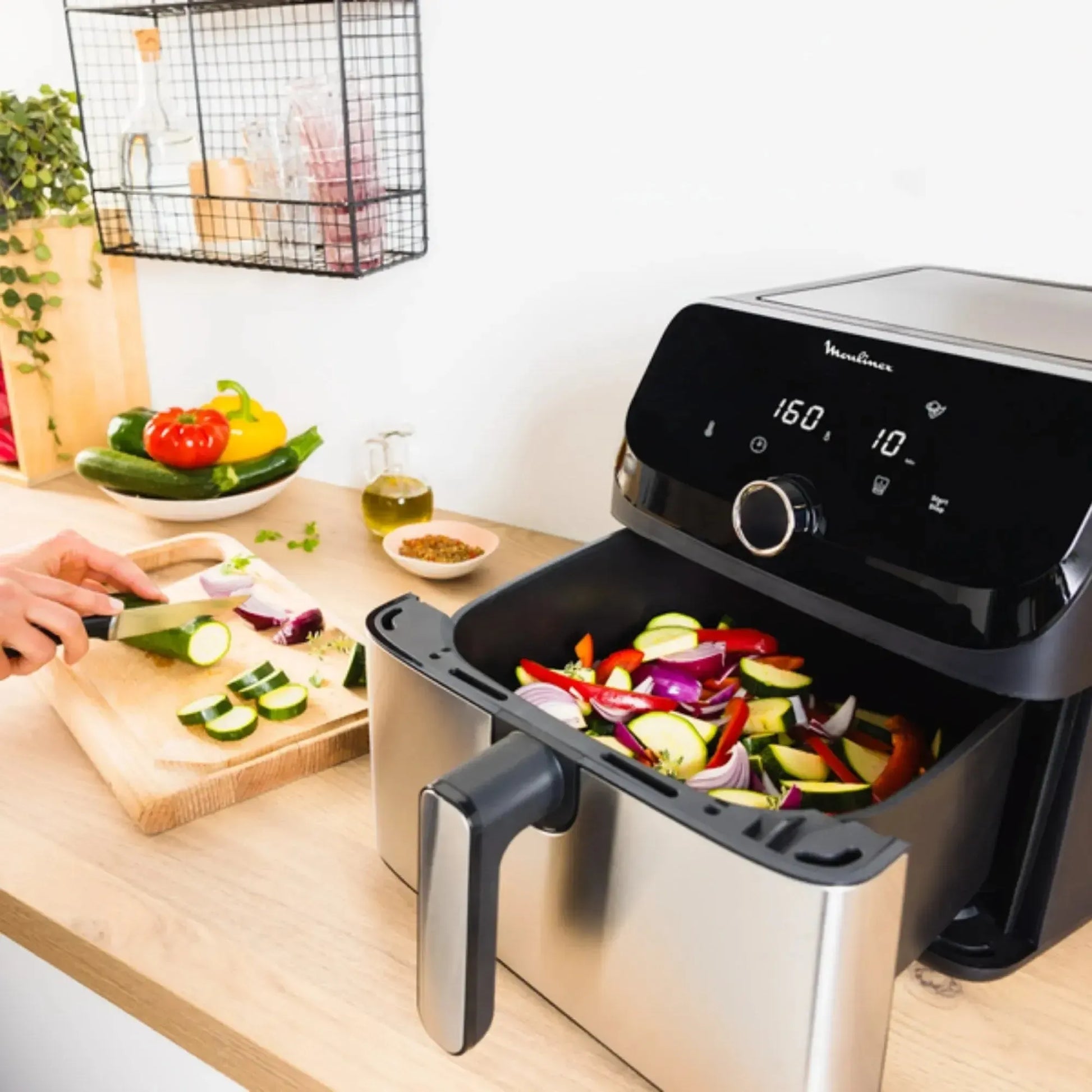 Freidora de Aire Easy Fry Mega 7,5L Moulinex2#Gris