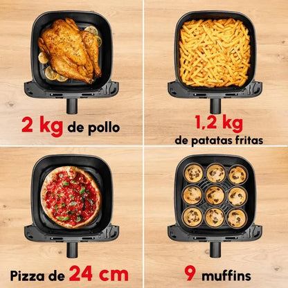 Freidora de Aire Easy Fry Mega 7,5L Moulinex4#Gris
