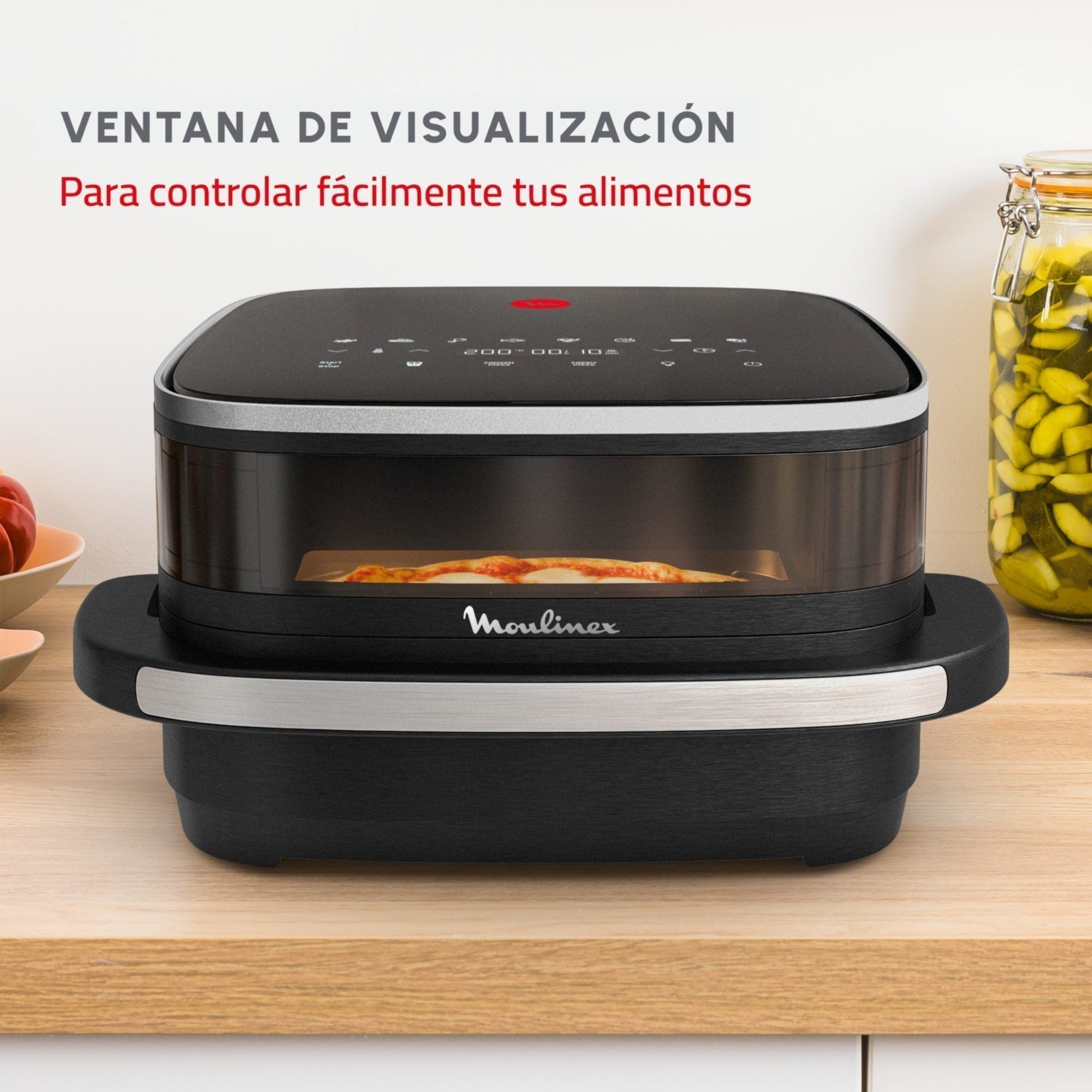 Freidora de Aire Easy Fry XL Surface 4L Moulinex6#Negro