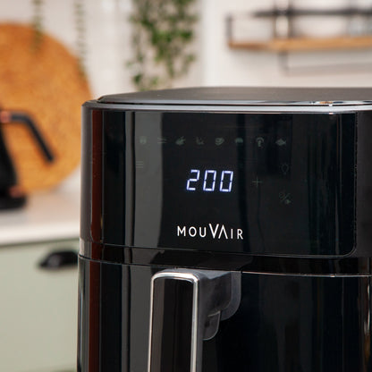 Freidora de Aire  Clear Fry 6 Lts Mouvair5#Negro